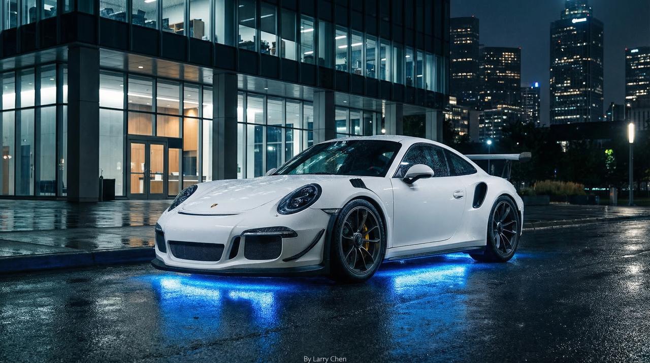 蘑菇视频保时捷夜间改装展示视频